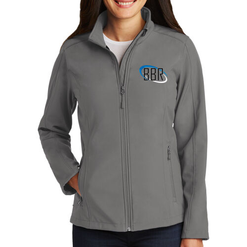 Embroidered LC Ladies Soft Shell Jacket Thumbnail