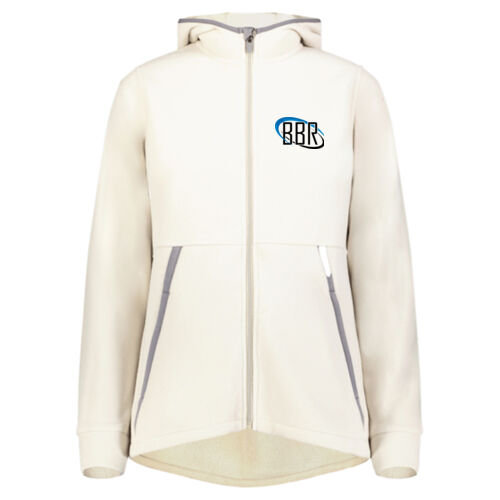 Emb LC Women's Fleece Hooded Full Zip Jacket Thumbnail