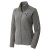 Women's Heather Microfleece Full Zip Jacket Thumbnail