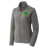 Women's Heather Microfleece Full Zip Jacket Thumbnail